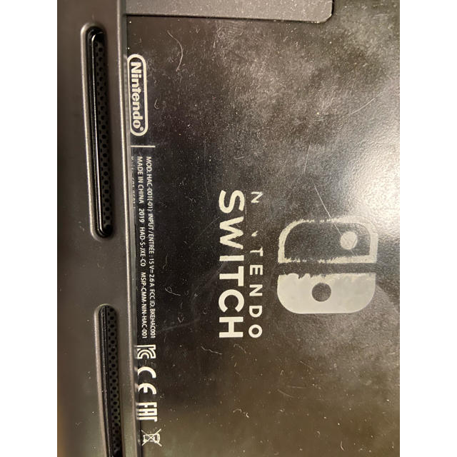 Nintendo Switch(ニンテンドースイッチ)のswitch 本体のみ エンタメ/ホビーのゲームソフト/ゲーム機本体(家庭用ゲーム機本体)の商品写真