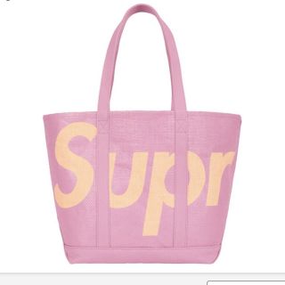 シュプリーム(Supreme)のsupreme raffia tote purple(トートバッグ)