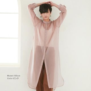 rioty   リオティ　シアーロングシャツ(シャツ/ブラウス(長袖/七分))