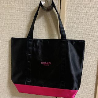 シャネル(CHANEL)の【未使用】CHANEL BEAUTE ボーテ トートバッグ ブラック ナイロン(トートバッグ)