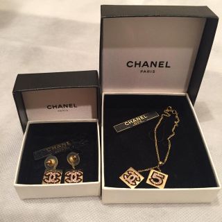 シャネル(CHANEL)の【CHANEL】ピアス&ブレスレット(ピアス)