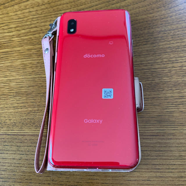 SAMSUNG(サムスン)のGalaxy A20 SC-02Mセット　Red simフリー スマホ/家電/カメラのスマートフォン/携帯電話(スマートフォン本体)の商品写真