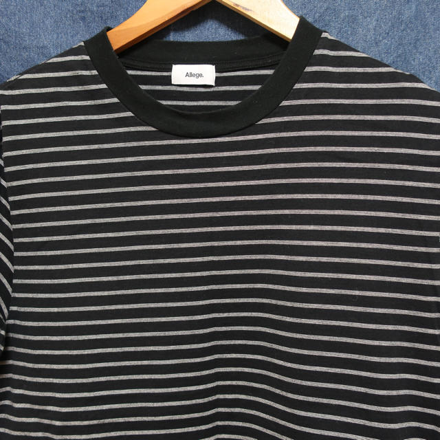 ALLEGE(アレッジ)の【ALLEGE】Random Pitch border S/S cutsew メンズのトップス(Tシャツ/カットソー(半袖/袖なし))の商品写真