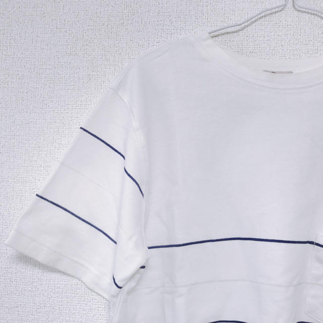 flower(フラワー)のボーダー Tシャツ メンズのトップス(Tシャツ/カットソー(半袖/袖なし))の商品写真