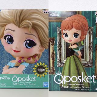 アナトユキノジョオウ(アナと雪の女王)のQposket  ディズニー　アナと雪の女王　エルサ・アナ　フィギュアセット(アニメ/ゲーム)