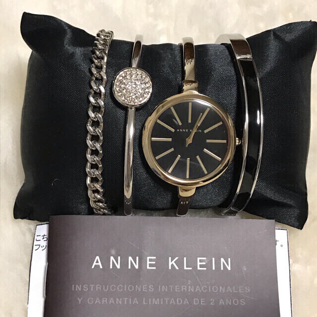 ANNE KLEIN(アンクライン)の商品：ANNE KLEIN 腕時計　電池交換済 レディースのファッション小物(腕時計)の商品写真