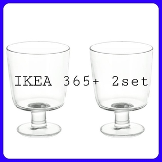イケア(IKEA)の【月うさぎ817様専用】IKEA 365+ ゴブレット２個 イーヴリッグ２個(グラス/カップ)