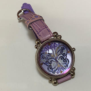 アナスイ(ANNA SUI)のANNA SUI アナスイ 腕時計 パープル 紫 革ベルト(その他)
