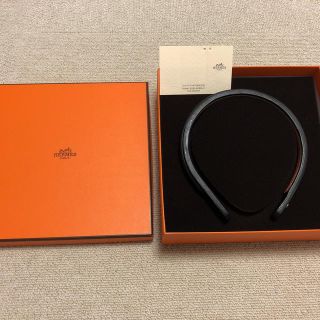 エルメス(Hermes)のHermesのカチューシャ 黒(カチューシャ)