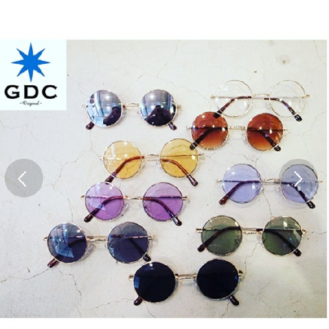 GDC(ジーディーシー)の【2個セット】GDC-GGDC(旧名WANDERLUST)+sunglass-A メンズのファッション小物(サングラス/メガネ)の商品写真