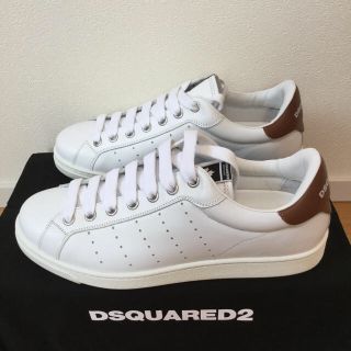 ディースクエアード(DSQUARED2)の【新品】DSQUARED2 ホワイトスニーカー43 ディースクエアード(スニーカー)