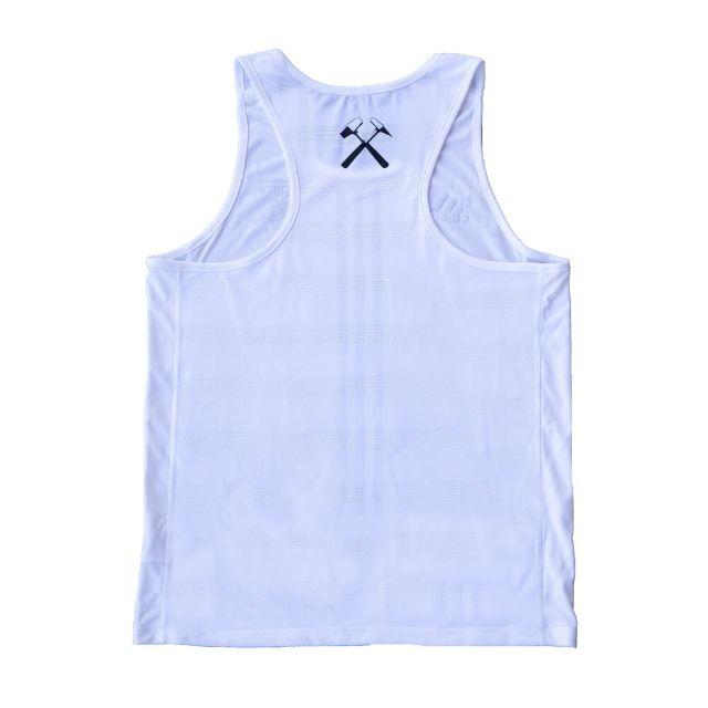 adidas(アディダス)の【Sサイズ】Tinman Elite White Singlet(adidas) スポーツ/アウトドアのランニング(ウェア)の商品写真