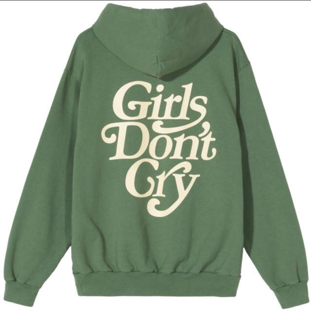 girls don't cry hoody green ガールズドントクライXL