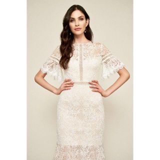 タダシショウジ(TADASHI SHOJI)の御専用　新品 4 Tadashi Shoji タダシショージ WH7064N(ひざ丈ワンピース)