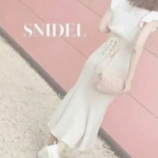 スナイデル(SNIDEL)のsnidel マーメイドリネンスカート(ロングスカート)