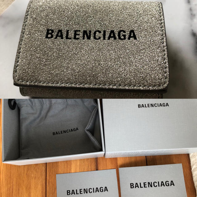 Balenciaga(バレンシアガ)のバレンシアガ三つ折りミニ財布 レディースのファッション小物(財布)の商品写真