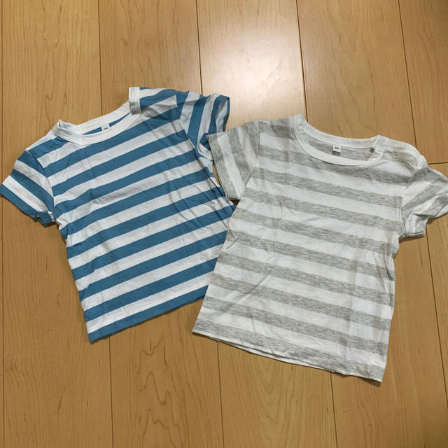 MUJI (無印良品)(ムジルシリョウヒン)の無印良品 Tシャツ 80 2枚セット キッズ/ベビー/マタニティのベビー服(~85cm)(Ｔシャツ)の商品写真
