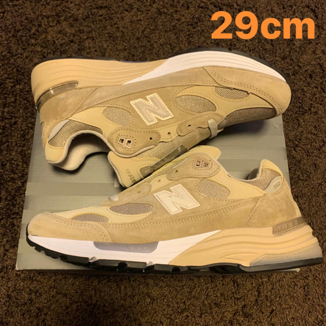 29cm New Balance 992 TAN 新品