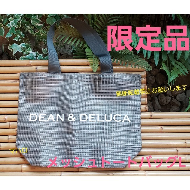 【完売限定品】DEAN & DELUCAメッシュトートバッグ　シルバー L