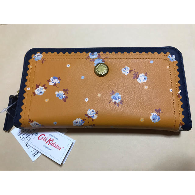 Cath Kidston キャスキッドソン レザー 長財布 本革 新品未使用 イエロー ウォレットの通販 by らーめんまん's shop｜ キャスキッドソンならラクマ