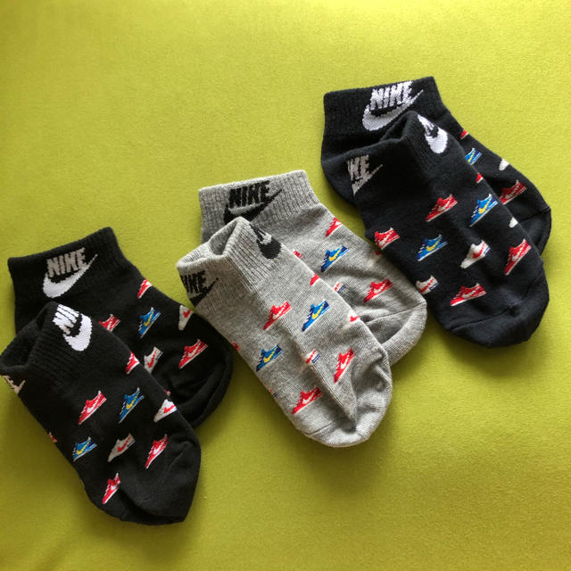 NIKE - 【ナイキ】 NBスニーカー柄‼️キッズ靴下 2足組 NK-16⑤NB 15