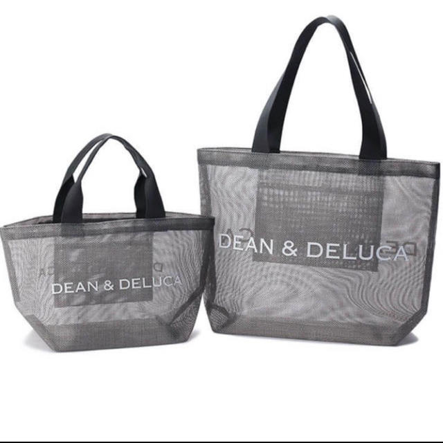 DEAN & DELUCA(ディーンアンドデルーカ)のDEAN & DELUCA夏限定シルバートートS．Ｌ2点 レディースのバッグ(トートバッグ)の商品写真