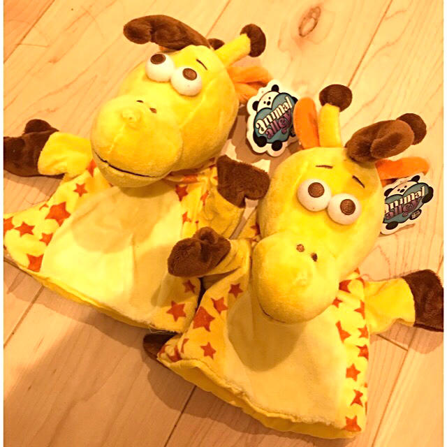 新品♡トイザらス ジェフリー パペット 2点セット