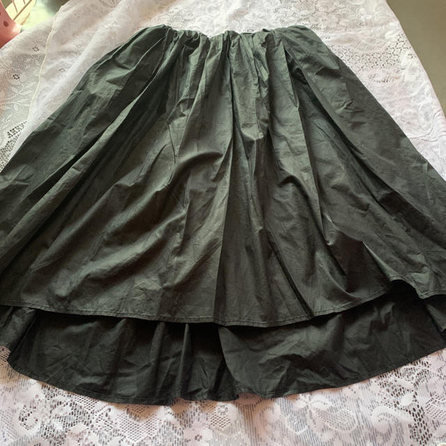 ロングギャザースカート レディースのスカート(ロングスカート)の商品写真