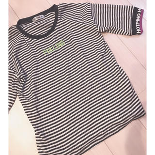 シマムラ(しまむら)のボーダー　カットソー　半袖　Tシャツ　新品　160㎝(Tシャツ/カットソー)