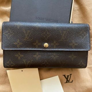 ルイヴィトン(LOUIS VUITTON)の早い者勝ち！付属品全て込！ルイヴィトン　ポルトフォイユサラ　長財布(財布)