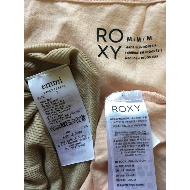 Roxy(ロキシー)の【pink3様専用】タンクトップ ２枚セットROXY enmi レディースのトップス(タンクトップ)の商品写真