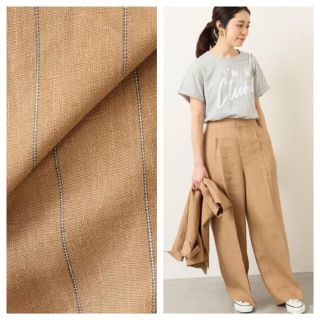 イエナ(IENA)のIENA French Linen パンツ サイズ38(カジュアルパンツ)