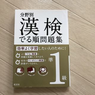 漢検でる順問題集 分野別 準１級(資格/検定)