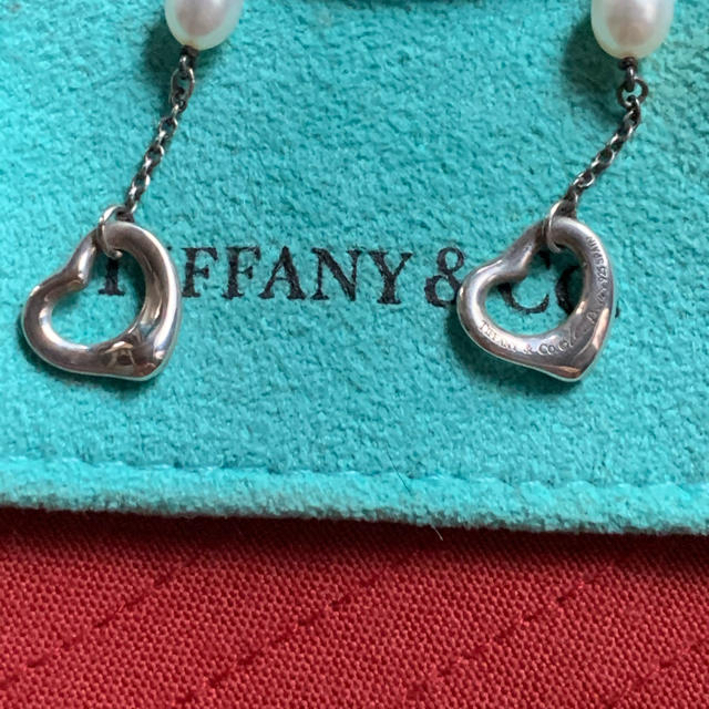 Tiffany TIFFANY & Co. オープンハート パールピアスの通販 by Ana's shop｜ティファニーならラクマ & Co. - 週末セール 大得価お得