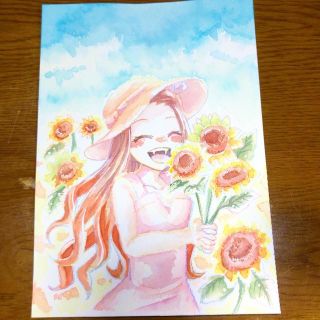 鬼滅の刃　手描きイラスト(アート/写真)