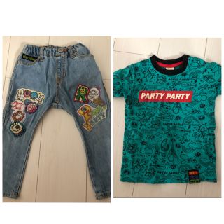 パーティーパーティー(PARTYPARTY)のBREEZE ブリーズ PARTY PARTY 95 半袖　ズボン　デニム(Tシャツ/カットソー)