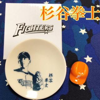 ホッカイドウニホンハムファイターズ(北海道日本ハムファイターズ)のスペードJr.様専用⭐︎杉谷拳士　ファイターズ　豆皿&箸置きセット(その他)