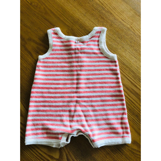 PETIT BATEAU(プチバトー)のプチバトー☆ロンパース　6m/67cm キッズ/ベビー/マタニティのベビー服(~85cm)(ロンパース)の商品写真