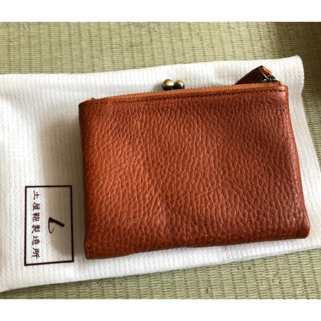土屋鞄製造所(ツチヤカバンセイゾウジョ)の土屋鞄　ガマ口ポケット財布 レディースのファッション小物(財布)の商品写真