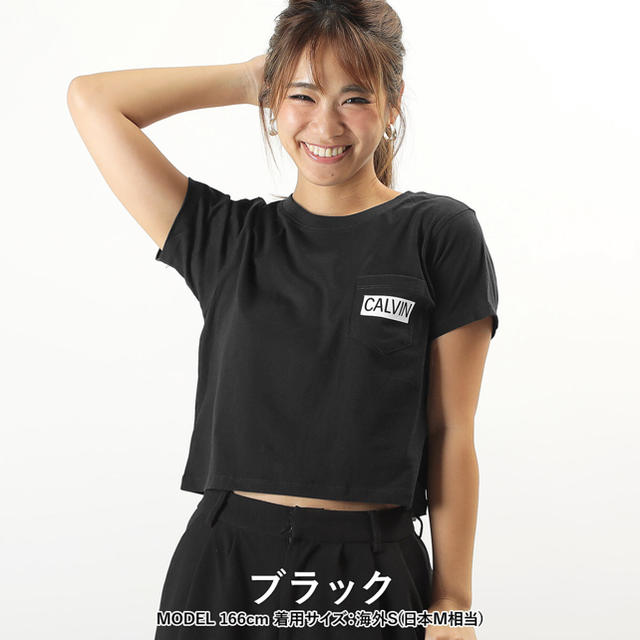 Calvin Klein(カルバンクライン)のカルバンクライン レディースのトップス(Tシャツ(半袖/袖なし))の商品写真