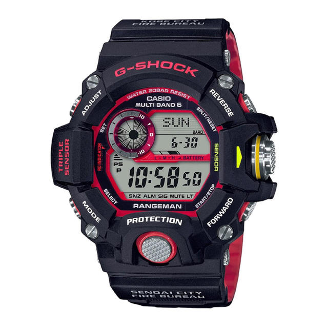 G-SHOCK GW-9400NFST-1AJR 緊急消防援助隊 コラボ時計