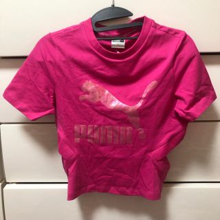 プーマ(PUMA)のPUMAレディースロゴTシャツLサイズ(Tシャツ(半袖/袖なし))