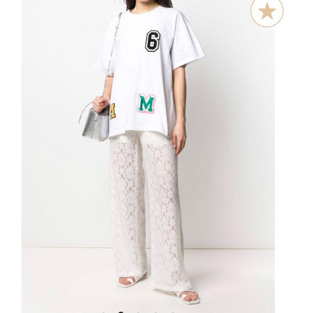 MM6 - 美品☆mm6 ワッペン オーバーサイズTシャツ XSの通販 by MM6 - 美品☆mm6 ワッペン オーバーサイズTシャツ XSの通販 by