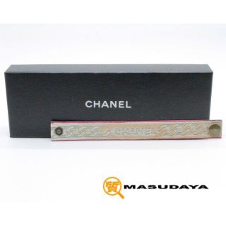 シャネル(CHANEL)のシャネルハラコレザーブレスレット【未使用保管品】(ブレスレット/バングル)