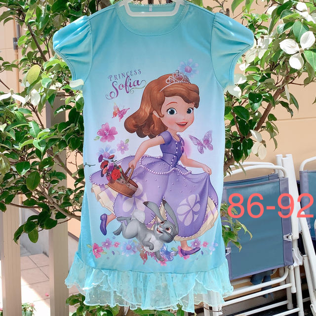 Disney ディズニープリンセスワンピース 1 5 2歳キッズ服身長86 92cm海外子供服の通販 By 子供服のカラフル ディズニーならラクマ