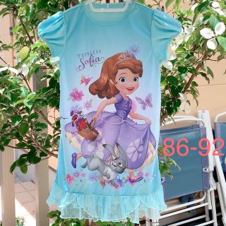 ディズニー(Disney)のディズニープリンセスワンピース　1.5-2歳キッズ服身長86-92cm海外子供服(ワンピース)