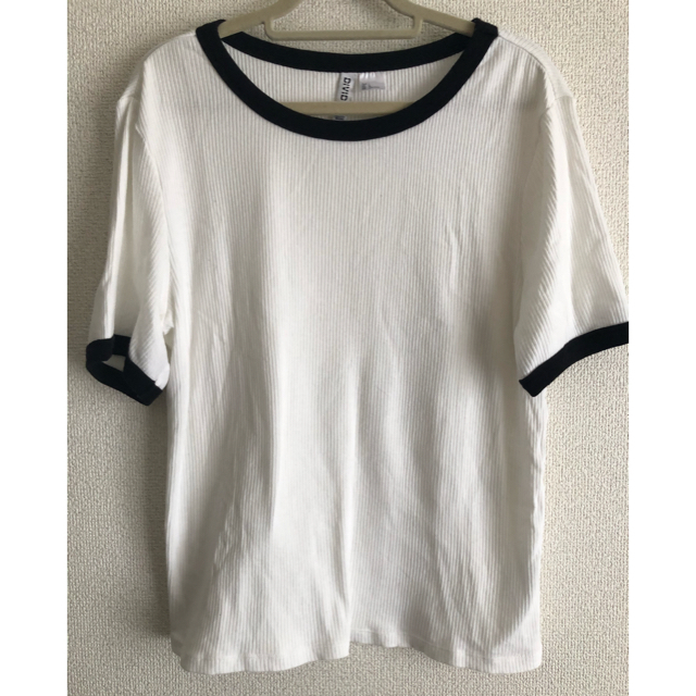 半袖Tシャツ、リブカットソー　2点セット レディースのトップス(Tシャツ(半袖/袖なし))の商品写真