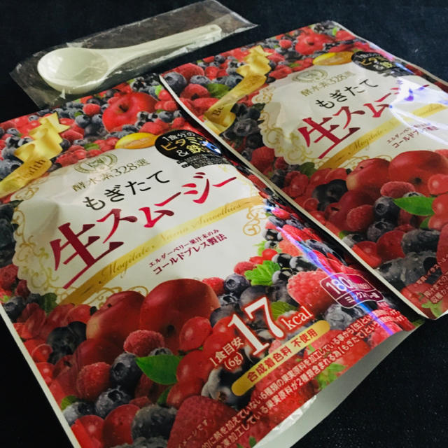 酵水素328選　ジェイフロンティア　もぎたて生スムージー　計量スプーン・冊子付き