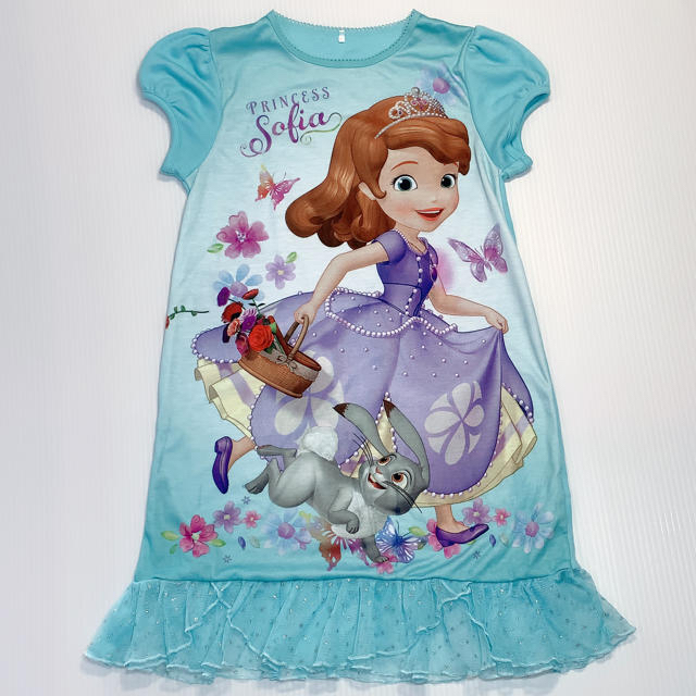 Disney(ディズニー)のディズニープリンセスワンピース6-7歳キッズ服身長116-122cm海外子供服 キッズ/ベビー/マタニティのキッズ服女の子用(90cm~)(ワンピース)の商品写真