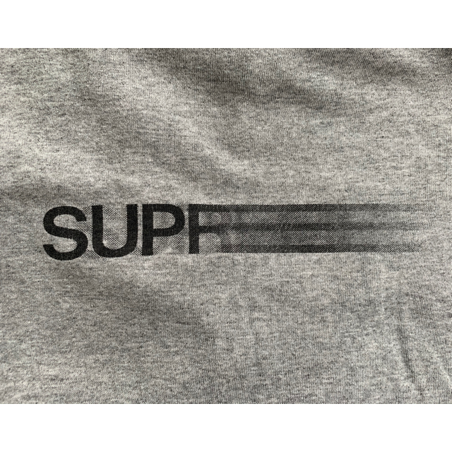 SUPREME (シュプリーム) 10SS モーションロゴT 灰色　サイズLboxLogo